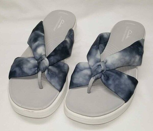 Sandali Clarks Cloudsteppers Drift Ave platform tanga * taglia 9 * usati in ottime condizioni