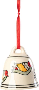 Campana in Ceramica Fatta a Mano, Design Elegante Ghanti Con Uccellino, per Sogg - Foto 1 di 12