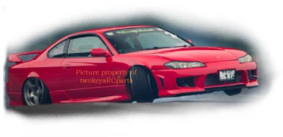 1:10 RC Clear Body Shell - Nissan Silvia S15 +extras & stickers suit drift car. - Image 1 of 4