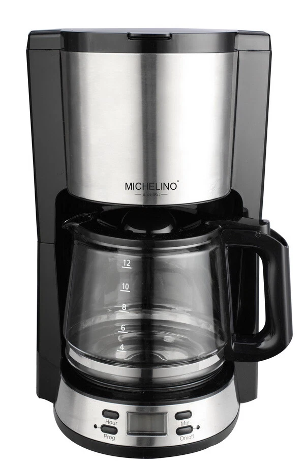 MICHELINO Kaffeeautomat + Timer Kaffeemaschine LCD Display Filterkaffeemaschine - Bild 1 von 1