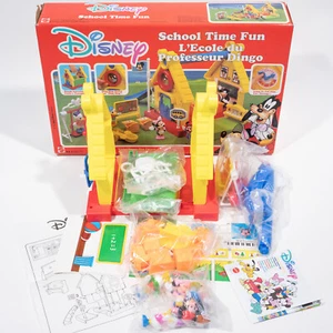 Juego de juguetes divertidos vintage Disney School Time 1989 Mattel Mickey - Completo - Imagen 1 de 14