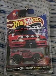 Hot Wheels rot Nissan Skyline GT-R33 NBC Ultimate Challenge 1:64 Diecast Auto - Bild 1 von 7