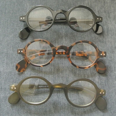 Vintage Small Round Eyeglass Frames Glasses Full Rim Spectacles Eyewear Rx able - Image 1 of 4