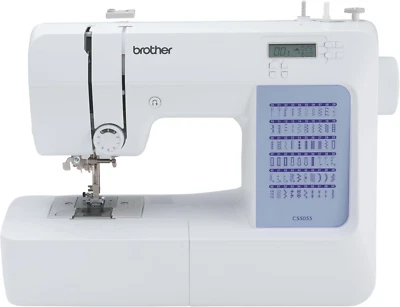 Brother CS5055 Computerized Sewing Machine, 60 Built-In Stitches, LCD Display, 7 - Image 1 of 4