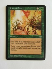 Magic the Gathering Card Mirage Rare Lure of Prey MTG