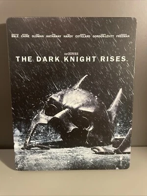 The Dark Knight Rises [SteelBook] (Blu-ray, 2012) Like New No J Card - Image 1 of 2
