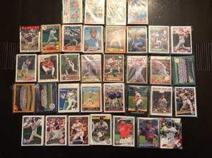 1983-2017 TEXAS RANGERS Topps Complete Team Set Run 35 NOLAN RYAN,GONZALEZ,YOUNG