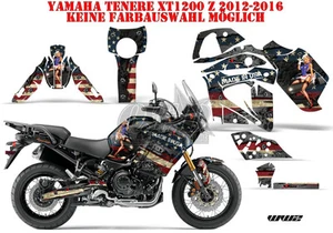 KIT GRÁFICO DE DECORACIÓN DE CARRERAS AMR YAMAHA YZF R1, XT 1200 TENE Z/ZE 2 B - Imagen 1 de 5