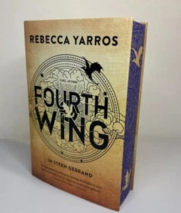 Rebecca Yarros Fourth Wing In Steen Gebrand Dutch Special Edition Sprayed Edges - Picture 1 of 20