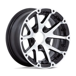 14x6 -6 Helo HE826 5x4.5 Matte Black Machined Wheels (Set of 4) - Picture 1 of 1