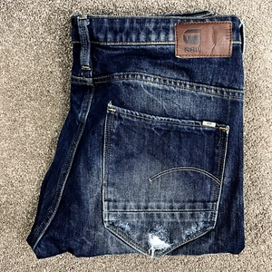 G Star Raw Arc 3D Low Boyfriend jeans blue distressed denim Womens size W29 L27 - Picture 1 of 14