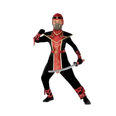 Disfraz Juvenil Amscan Serpiente Veneno Ninja - Mediano 8-10 Foto 1 de 4