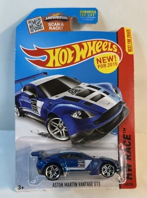 Aston Martin GT3 2015 Hot Wheels Race Blue 14 Foto 1 de 4