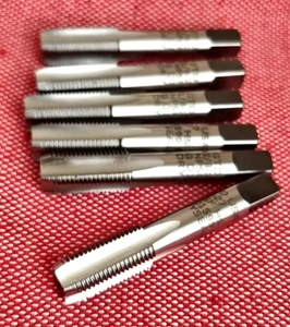 PACK OF 6  GTD USA  1/8-27 NPSF HSG 4FL Straight Pipe TAPS  Dryseal - Picture 1 of 15