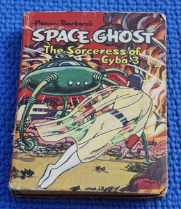 1968 Hanna Barbera's Space Ghost La strega di Cyba 3 Big Little Book Whitman - Foto 1 di 5