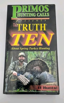 Primos Hunting Calls The Truth Ten Spring Turkey Hunting VHS Tested - Image 1 of 3