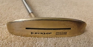 TZ GOLF - VINTAGE RARE - Dunlop Brass Max 6 "Bullseye" Style FLANGE Putter 35,5" - Bild 1 von 10