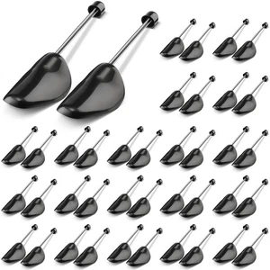 20 Paia di Alberi per Scarpe in Plastica Bulk Molla Alberi per Scarpe da Uomo Sneakers Elastiche... - Foto 1 di 7