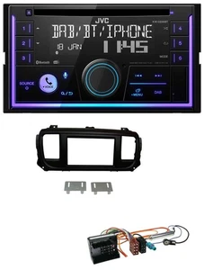 JVC MP3 USB 2DIN DAB Bluetooth CD Autoradio für Citroen Jumpy Dispatch Spacetour - Bild 1 von 8