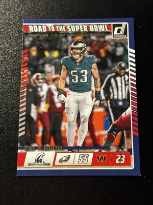 2025 Panini Donruss Road To The Super Bowl Jake Elliott #3. Eagles - Image 1 of 2