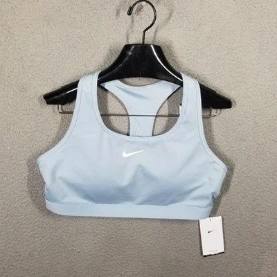 Nike Sports Bra Training DX6821-440 Womens XL Light Blue Racerback New With Tags - Image 1 of 4