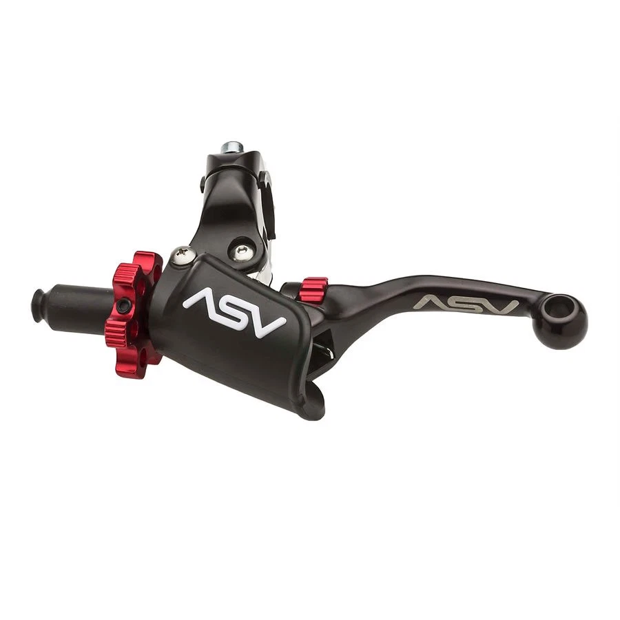 ASV F4 Series Pro Model Clutch Lever - Black, Shorty With Quick Adjust Pro - Image 1 of 2