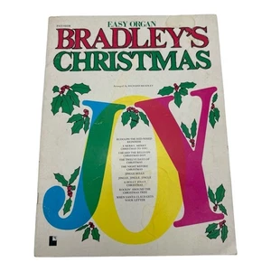 Vintage Easy Organ Bradley's Christmas Arr. di Richard Bradley Copyright 1973 - Foto 1 di 4