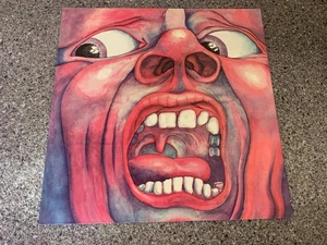 King Crimson In The Court Of The Crimson King Rare Pink Rim UK LP - Picture 1 of 4