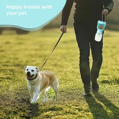 Tragbare Hundewasserflasche - Auslaufsichere Haustier-Hydratation für Spaziergän - Bild 1 von 4