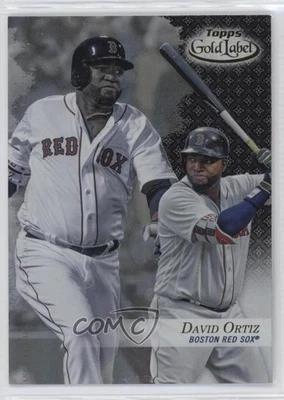 2017 Topps Gold Label Class 2 Black David Ortiz #72 HOF - Image 1 of 2
