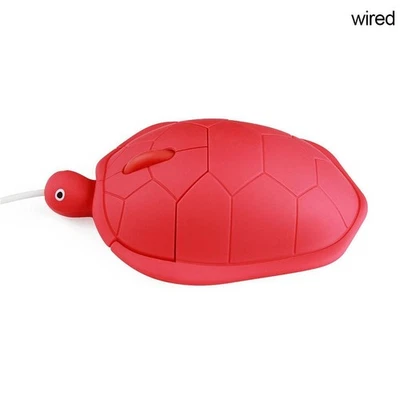 Cartoon Cute Turtle Mouse Computer Accessories USB Mouse Wired Wireless H3I3 - Image 1 of 4