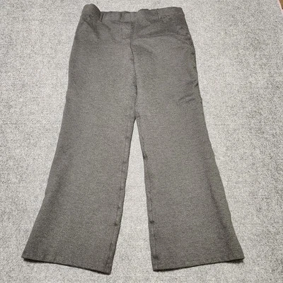 Quince Ultra Stretch Ponte Bootcut Pants Womens Large Petite Charcoal - Image 1 of 4