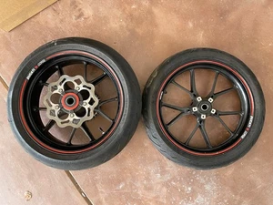 DUCATI 999 Marchesini Wheels Front Rear Set 749 999s 999r 749r Braking Rotors - Foto 1 di 9