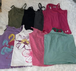 GAP KIDS/Joe Fresh/Sarsaparilla/YMD Fitted Girls lot of 11 Tank Tops M/L/10/12 - Picture 1 of 16