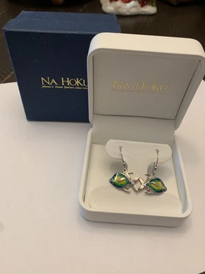Pendientes de pez mariposa NaHoku de ley y esmalte Kabana Foto 1 de 3