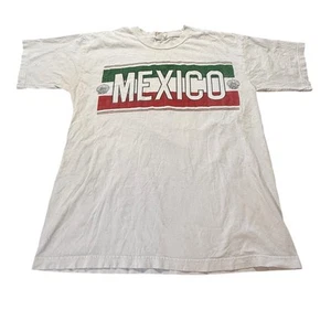 Vintage Mexico T-Shirt Grunge Skater 80’s Trashed Stained Cotton XL - Bild 1 von 7