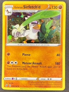 Pokémon Galarian Sirfetch’d Cosmos Holo 095/192 RCL Rebel Clash LP/NM - Picture 1 of 2
