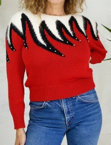Vintage Lydia Jane Sweater - Size 8 - Picture 1 of 8