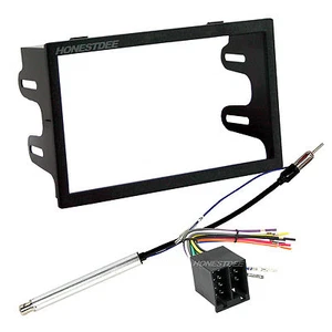 Kit de instalación de tablero de radio Double Din 95-9012 y cables para montaje estéreo para automóvil VW seleccionado - Imagen 1 de 3