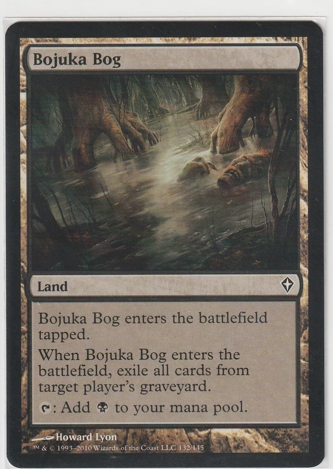  Magic The Gathering 1x BOJUKA BOG - Worldwake Land Common NM Modern EDH - Image 1 of 1
