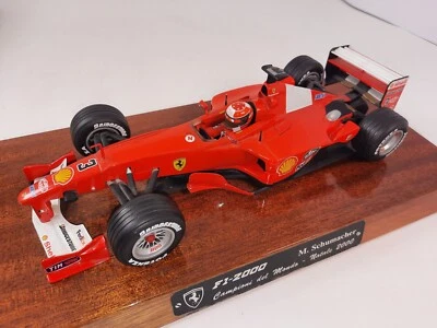 Hot Wheels Ferrari F1-2000 #3 M. Schumacher World Champion 2000 1/18 NATALE - Immagine 1 di 3