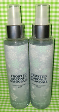 2X Frosted Coconut Snowball Diamond Shimmer Mist Bath & Body Works SHIPS FREE!