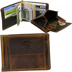 DARGELIS Geldbeutel Leder Geldklammer Portemonnaie Brieftasche Dollar Geld Clip - Bild 1 von 8