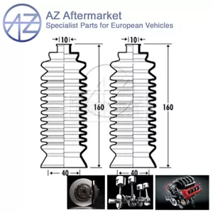 Fits Subaru Legacy 1989-1994 1.8 2.0 2.2 AZ Front Steering Rack Boot Set - Picture 1 of 4