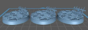 Wraith King's 10x 40mm Ancient Ruin Bases Kings of War Necropolis28 DND - Bild 1 von 3