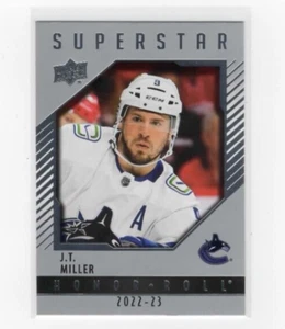 J.T. Miller 22-23 Upper Deck Series 1 Superstar Honor Roll #HR-31 Canucks - Imagen 1 de 1
