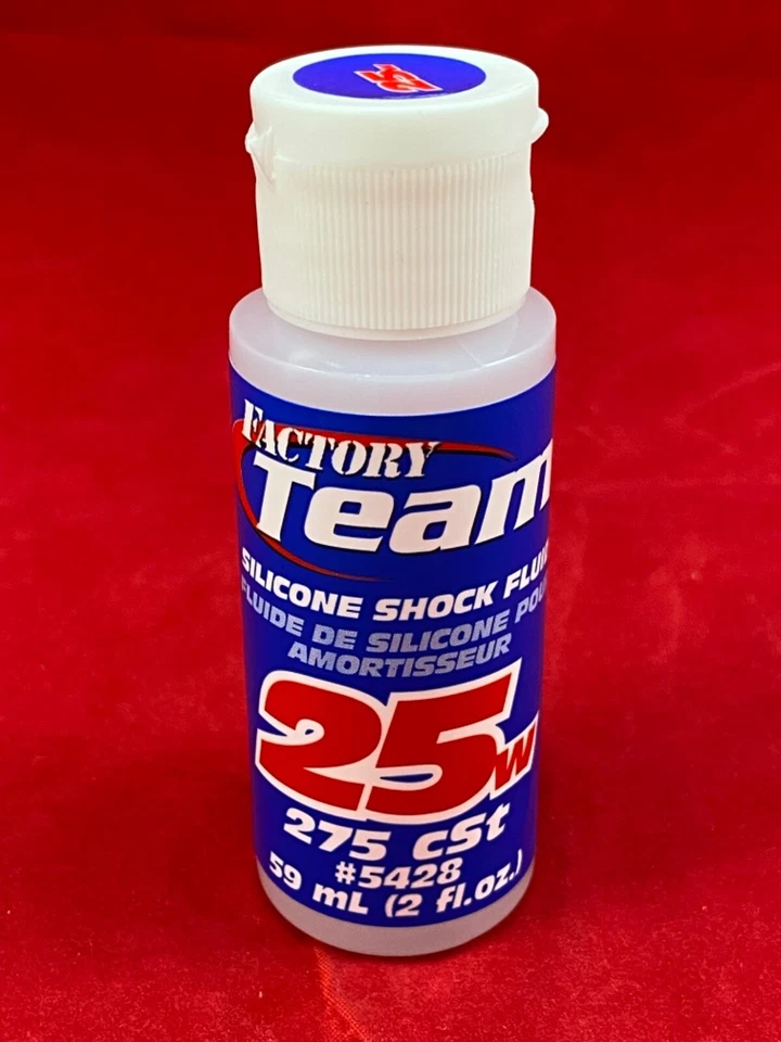 TEAM ASSOCIATED 25 WEIGHT SILICONE SHOCK OIL FLUID 5428  traxxas rc10 losi (A) - Image 1 of 1