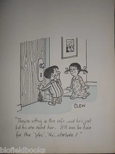 CLIFFORD C LEWIS “CLEW” Original Pen & Ink Cartoon - Through The Keyhole #269 - Picture 1 of 1