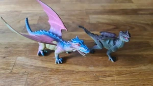 SAMMLUNG 2x Drache Dino Figuren Konvolut Spielfiguren Sammelfiguren Zoo Tiere - Bild 1 von 5