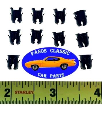 Cuerpo de tuercas de velocidad tubulares de barril Ford se adapta a perno de 1/4" agujero de 1/8" 10 piezas 206 Foto 1 de 4